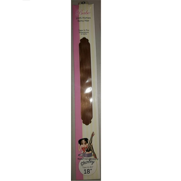 Babe 18" 100% Human Remy Hair Tape-In Pro Extensions 10 Wefts #27 Shirley