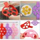 thumbnail image 4 of Juego de 3 moldes de silicona para panqueques con forma de corazón y estrella, fijador de tortilla de huevo, Sa, 4 of 5
