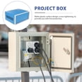 TABLZONE Blue Metal Enclosure for Electronics, Easy Installation ...