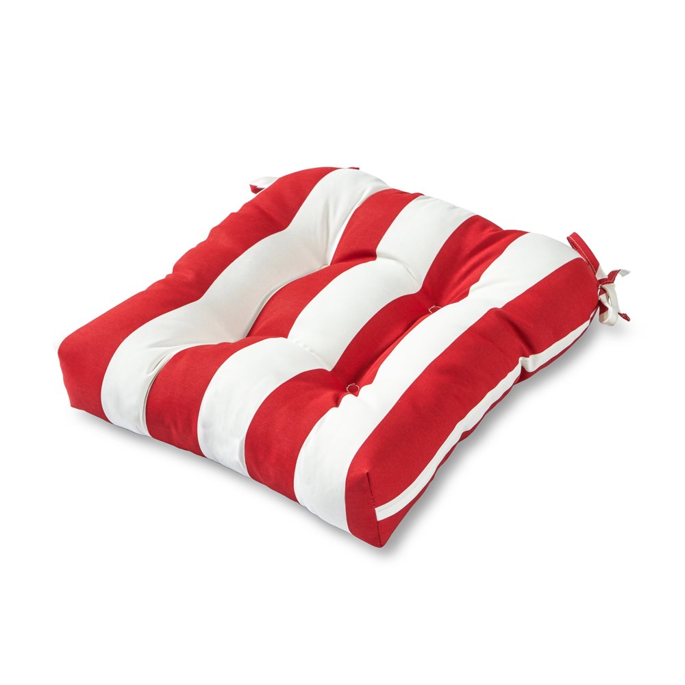 Cabana Stripe 20 in. Square Plush Outdoor Chair Cushion - Walmart.com