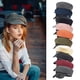 thumbnail image 3 of Qarigey MujerCapitánSombrero Gorra con visera Moda Estilo británicoRetro Multicolor Cómodo Sombreros Negro De lana, 3 of 6