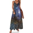 thumbnail image 1 of Nebulosa de la laguna Messier 8 M8 NGC 6523 Vestido sin mangas Vestidos de mujer Ropa de lujo para mujer Conjuntos elegantes para mujer, 1 of 7