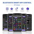 thumbnail image 2 of Bluetooth App Control LED Car Sign,Custom Text Pattern Animation Scrolling LED Display for Car Windows Store Party Bar Decor 23''x5'' ZHEYU, 2 of 7