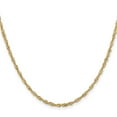 thumbnail image 2 of 14K Yellow Gold Singapore Chain Styles Necklace 1.9 mm 18 inch, 2 of 4