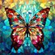 thumbnail image 1 of 5D DIY Taladro Diamante Pintura Mariposa Kit Del Arte 30x30cm, 1 of 9