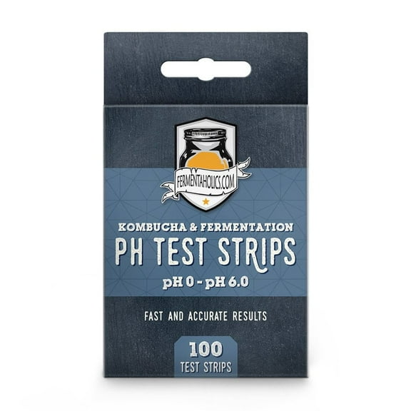 pH Test Sticks, Acid Range 0-6 - 100 pack