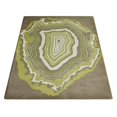 thumbnail image 3 of Rugsotic Carpets Hand Tufted Wool Eco-Friendly Area Rugs - 5'x7'6'', Rectangle, Light Brown Green, Modern Contemporary Design, High Pile Handmade Anti Skid Rugs for Living Room (K03116), 3 of 6