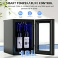 thumbnail image 6 of FREE VILLAGE 18L/0.6Cu.Ft Beverage Refrigerator Cooler 24 Can,Mini Fridge with Quiet Compressor,LED Light,Freestanding Small Fridge with Electronic Temperature Control for Home and Bar(40-61 ℉), 6 of 7