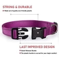 thumbnail image 2 of Mumup Reflective Dog Collar with Buckle Adjustable Safety Nylon Collars for Small Medium Large Dogs, 2 of 7