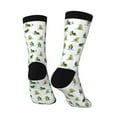 thumbnail image 5 of Uemuo Cute Avocado Yoga Pattern Women's Crew Socks, Soft Durable Breathable Moisture-Wicking with Odor Control Cotton socks, 5 of 9