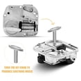 thumbnail image 3 of KAKOWELY 4pcs Iron Winder Keys Music Box Replacement DIY Parts Winding Mechanism Key Handle for Musical Box Jewelry Box,0.98X"X0.98"X0.2", 3 of 5
