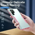 thumbnail image 5 of Samsung Galaxy S24 Ultra Case(Not for S24&S24+),Heavy-Duty Shockproof Military-Grade Dual Layer Wireless Charging Support Phone Case for Galaxy S24 Ultra 5G 6.8"(Green/Pink), 5 of 14