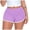 Purple, variant on COMVALUE Women's Sexy Booty Shorts Retro Dolphin Shorts Sports Yoga Gym Running Hot Pants Sky Blue S