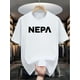 thumbnail image 1 of Camiseta informal de cuello redondo, transpirable, de secado rápido, de poliéster, ligeramente elástica, de punto, 140 g/m², para todo tipo de clima, con estampado liso, para adultos, verano., 1 of 5