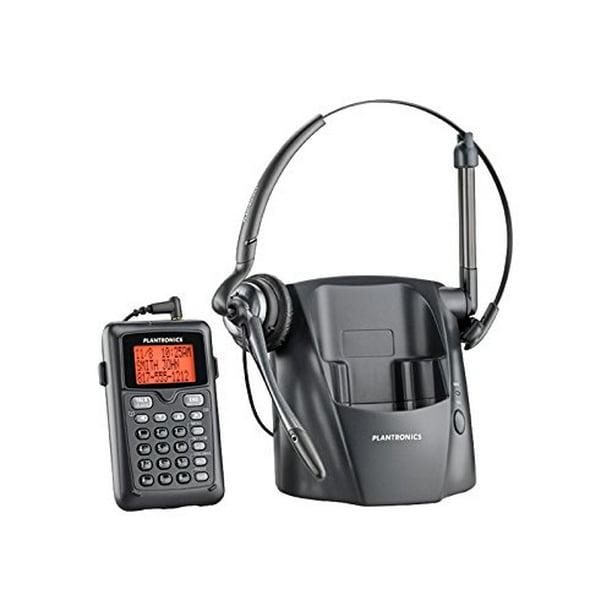 Plantronics 8005711 CT14 Cordless Headset Phone, Black