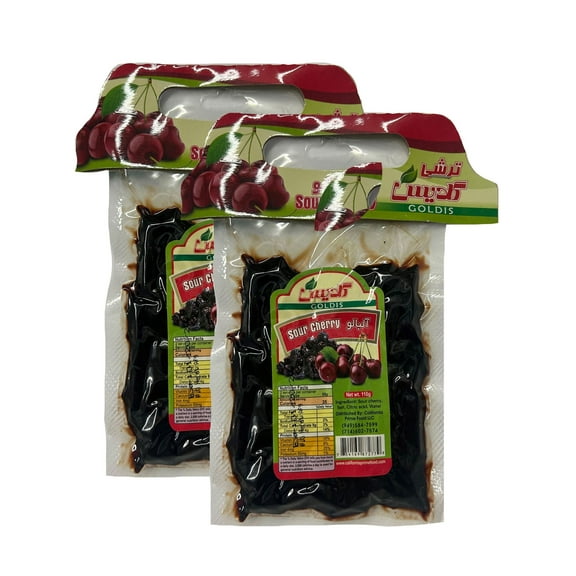 Sour Cherry Lavashak – Tangy, Tart & Mouthwatering Dried Fruit Roll (Torsh) – آلبالو – Pack of 2 – Contains Pits
