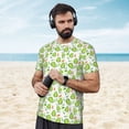 thumbnail image 4 of Wukai Kawaii Avocado Print Men's Short-Sleeved Mesh T-Shirt,Quick-Dry Short Sleeve Workout T-Shirt-6X-Large, 4 of 8