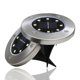 thumbnail image 5 of Inteprter 4 uds/1 ud. 8 LED de energía Solar luz enterrada lámpara de tierra al aire libre camino luz punto lámpara patio jardín césped paisaje Type2 NO2 Inteprter HW4217-02B, 5 of 6