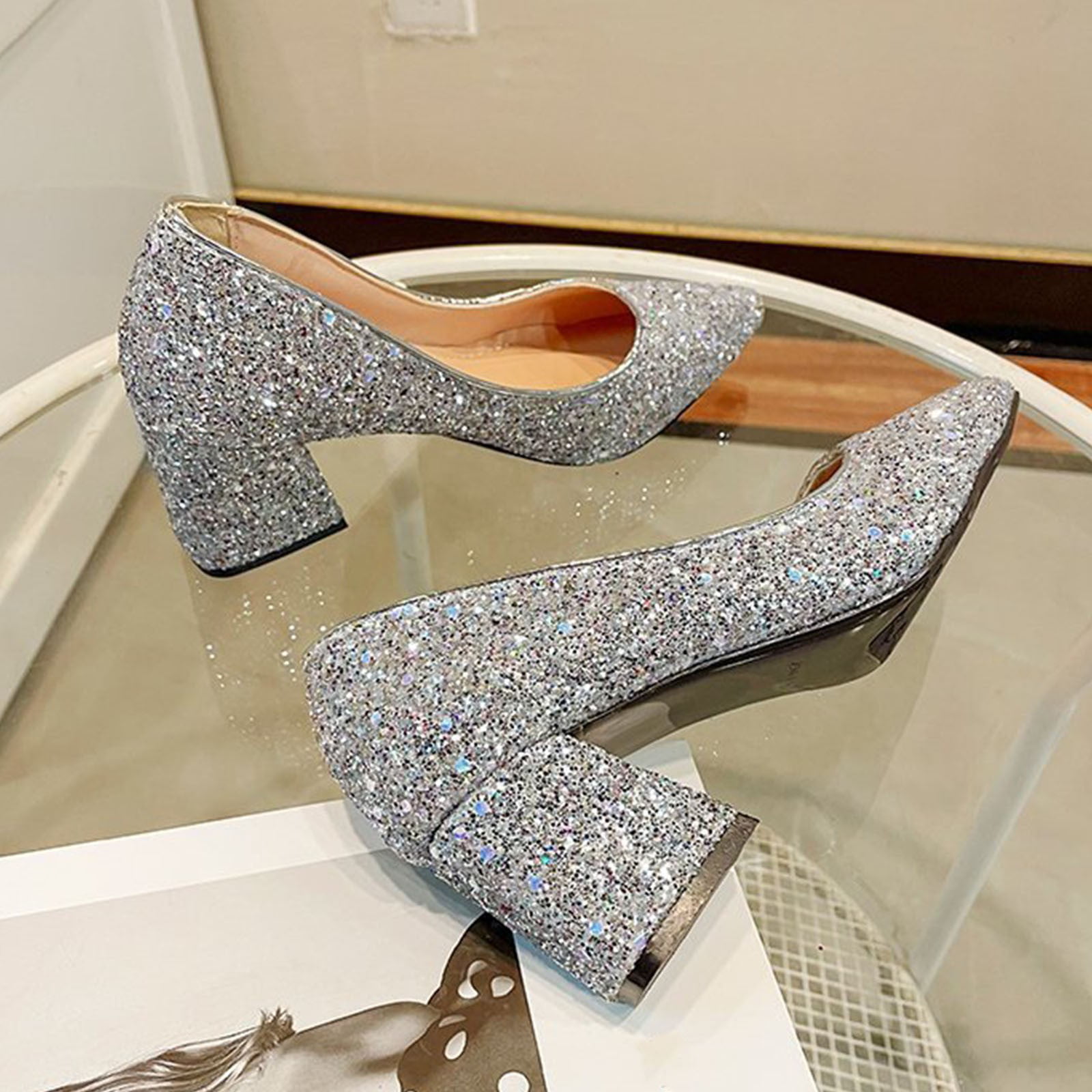 Stylish Womens 16cm Heels With Metal Decoration And Pointed Fine Heel  Available In Big Sizes 11 19 From Qiaopi, $35.61 | DHgate.Com