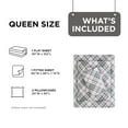 thumbnail image 6 of Regency Heights Queen Size Cotton Flannel Sheet Set, 4-Piece Flannel Bed Sheets Queen, 100% Cotton Bed Sheets Set with Deep Pocket, Red Plaid, 6 of 6