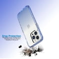 thumbnail image 6 of iPhone 13 Case Clear, Njjex 2-Pack for Apple iPhone 13 6.1" Tempered Glass Screen Protector, Crystal Clear Shock Absorption Technology Bumper Soft TPU Cover, 6 of 12