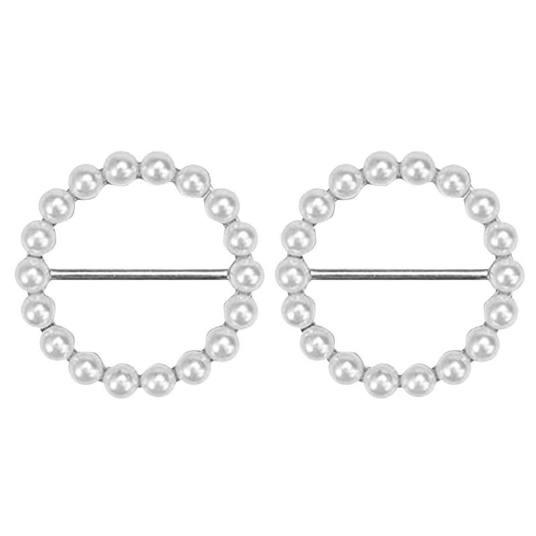 Fibbia Per Sciarpa Donna - Anello Decorativo In Argento 24mm Per Stile Unico - Foto 8