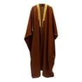 thumbnail image 4 of Elegant Embroidery Jubba Thobe - Middle Eastern Malaysian Formal Long Robe For Graduation & Speech Etiquette, 4 of 4