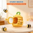 thumbnail image 5 of BUTOMKY Montessori Soft Beehive Baby Toys 6-12 Months, Sensory Plush Bees with Rattle Crinkle Squeaker Mirror, Busy Early Learning Toddler Toys 0-3 Years Old, Birthday Gifts for Infants, 5 of 9