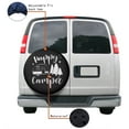 thumbnail image 4 of KAKALAD Camper Happy camping 3 Spare Tire Cover Weatherproof Universal Vehicle Accessories 14 Inch, 4 of 6