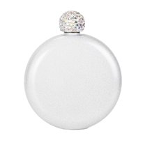 5 Oz Stainless Steel Flask with Lid - Portable Travel Flask for Women - Ideal Bar Accessories for Birthdays and Celebrations