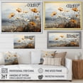 thumbnail image 4 of Designart "Fields Adorned In Golden Blooms III" Flower Floater Framed Canvas Art Print, 4 of 5