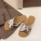 thumbnail image 4 of Sandalias Vestir Zapatos Verano Playa Correa Cruzada Cuero PU Suave para Mujer, 4 of 9