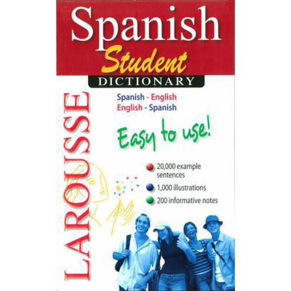 Pre-Owned Larousse Spanish Student Dictionary: Spanish-English/English-Spanish (Paperback) 2035410142 9782035410146