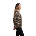 thumbnail image 2 of Regatta - Camiseta Orla Kiely Hojas de Manga Larga para Mujer (Pequeño Olmo Gris), 2 of 5
