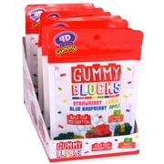 4-D Gummy Block Pouch Peg Bag