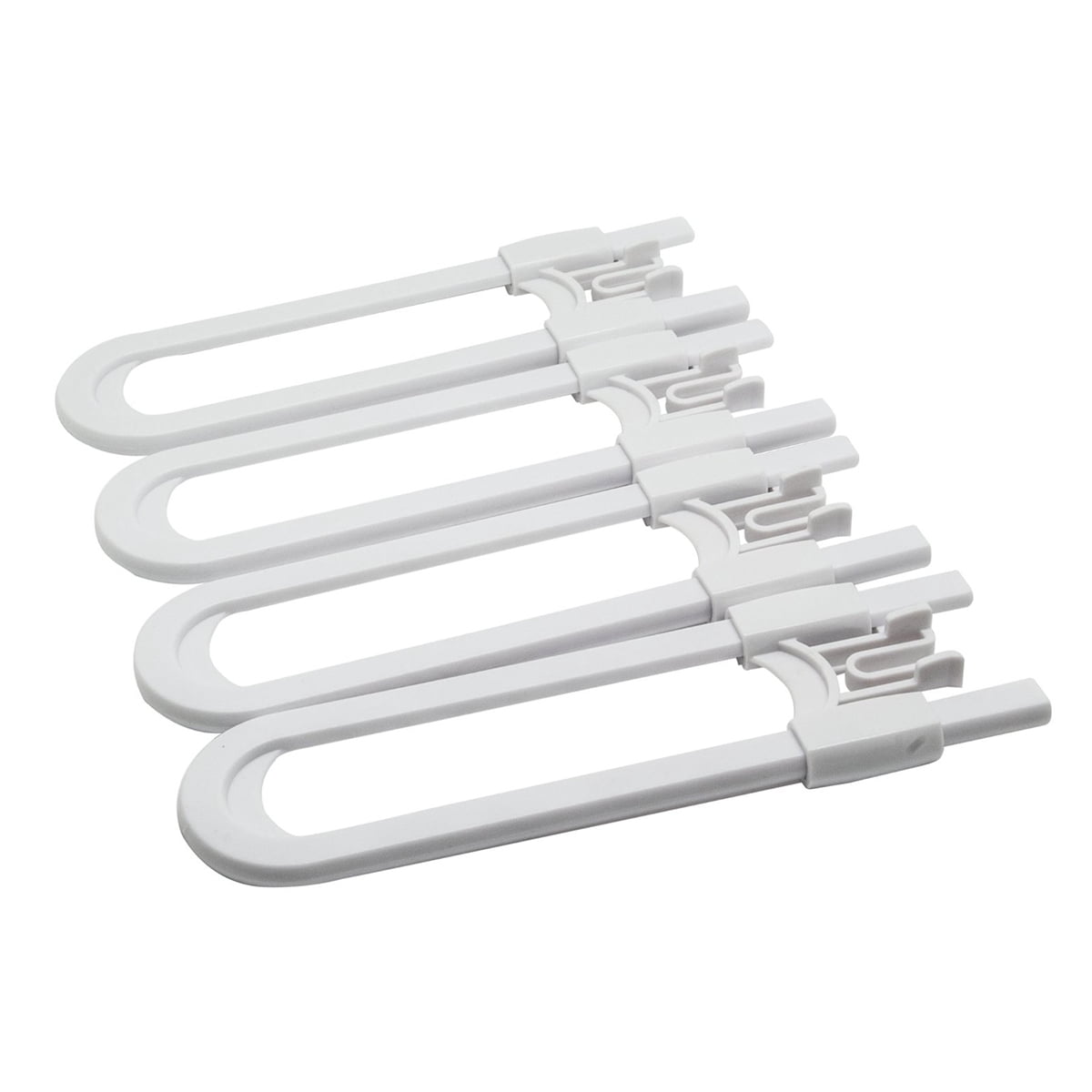 Pack of 4 Child Safety Latches For Baby Safe Closet Kitchen