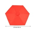 thumbnail image 4 of SHISUYAN Reusable Umbrella Accessory Umbrella Canopy Replacement Outdoor Umbrella Replacement Canopy, 4 of 8