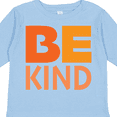 thumbnail image 4 of Inktastic Be Kind Logo in Orange Boys or Girls Long Sleeve Toddler T-Shirt, 4 of 5