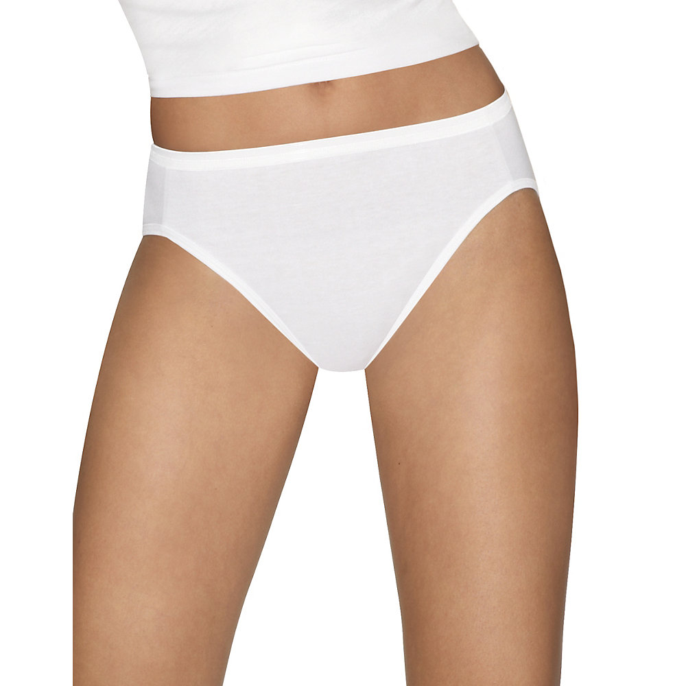 Hanes Ultimateâ„¢ Comfort Cotton HiCut Panties 5Pack. 43HUCC