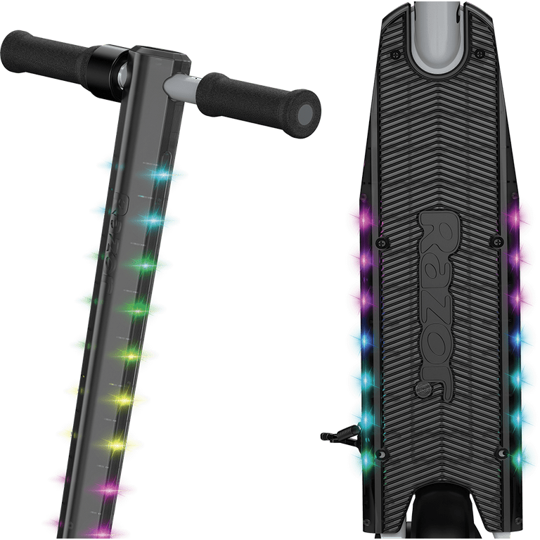 Razor Power Core E90 Lightshow – Electric Scooter for Child Ages 8
