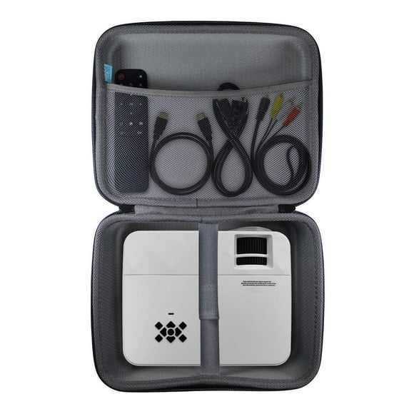 Funda de Viaje Rígida EVA TUDIA Negra para Miniproyector y Accesorios