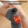 thumbnail image 4 of Neoyler Portable Heating Pad Knee Pads Wearable Heated Massager Cordless with Adjustable Heat and Massage Modes Rechargeable USB Warm Wrap for Knee Shoulder Back Gray 10.9x5.9x2.2in, 4 of 9