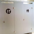 thumbnail image 6 of Men's & Women's Restroom Signs, Pictogram Self Adhesive Back Identification Toilet Door Sign Bathroom Door Signage Decor for Business Black, 6 of 8