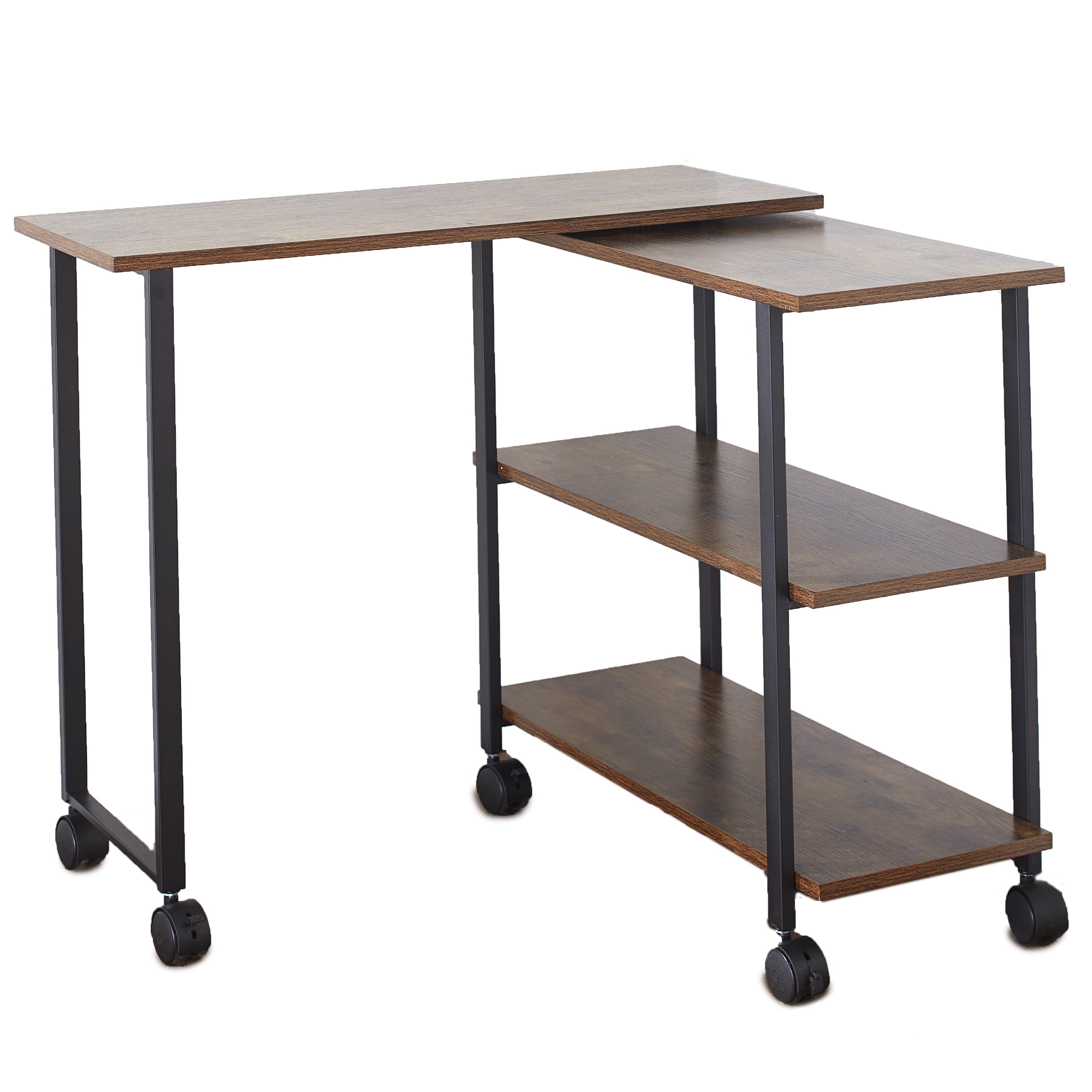 Rotating LShaped Computer Desk for the Home Office and at Work