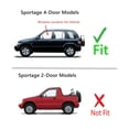 thumbnail image 2 of Tempered Driver Left Side Front Door Window Glass Compatible with Kia Sportage 1995-2002 4-Door Models, 2 of 7