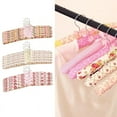 thumbnail image 3 of BETTERLIFE 5pcs Satin Clothes Hangers Coat Hanger Soft Flowery Q2L1 Padded Sent Calico B6T4, 3 of 8