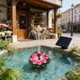 thumbnail image 4 of BotaniNest Solar Powered Outdoor For Garden With Bird Bath And Waterer | Solar Water Feature For Patio Yard, 4 of 7
