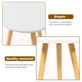 thumbnail image 2 of OULII 1Pcs Mini Table Ronde Ronde Planche de Densité Blanche Organisation pour Jardin, 2 of 8