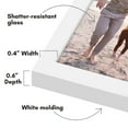 thumbnail image 5 of Americanflat 5" x 7" Picture Frame - Modern Design, Shatter-Resistant Glass, PVC Frame - White, 5 of 7