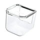 thumbnail image 3 of Jaula para baño de pájaros, bañera multifunción para pájaros con ganchos, cuenco transparente, estuche de ducha para sin comedero, 3 of 8